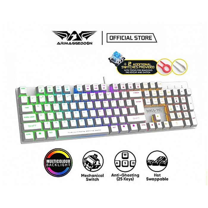 Armaggeddon Mechanical Wired Gaming Keyboard MKA-7C