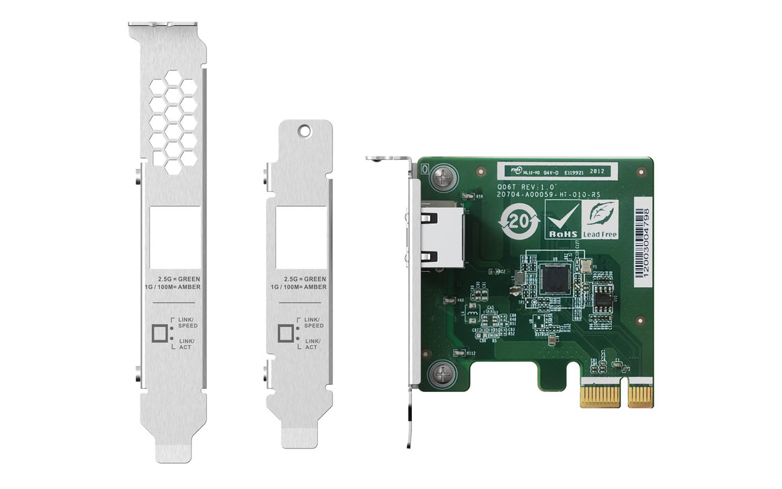 QNAP PCIe 2.5GbE Network Card RJ45