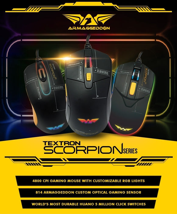 Armaggeddon Wired Gaming Mouse Scorpion 5 Pro