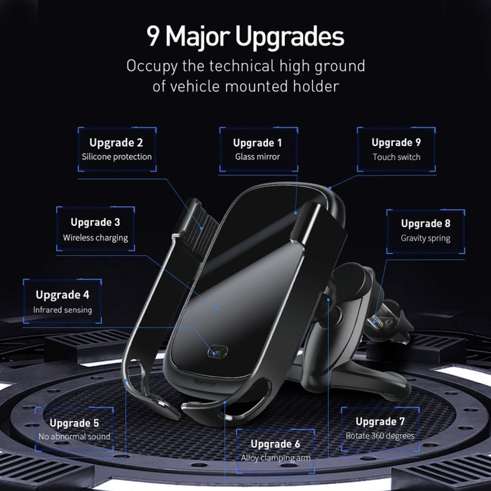 Baseus Rock-Solid Wireless Car Charger