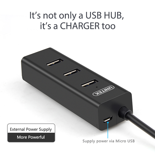 Unitek Y-3089 USB 3.0 Hub 4 ports