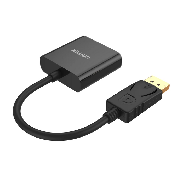 Unitek Y-5118E DisplayPort to VGA-Female Adaptor Black