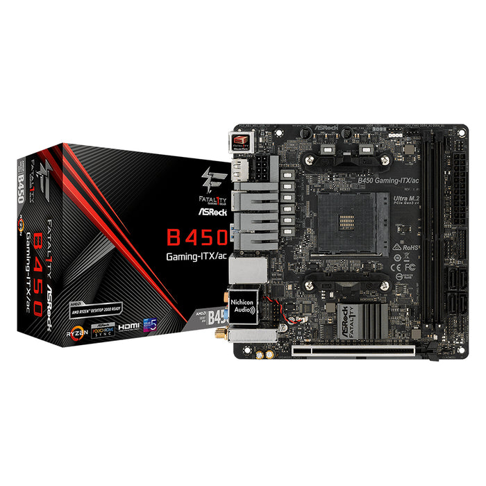 Asrock Motherboard B450 Gaming ITX/AC