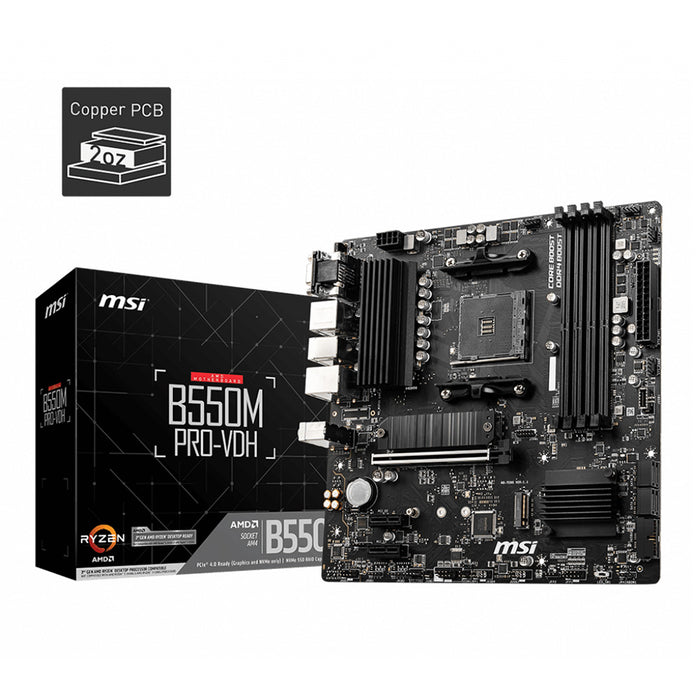 MSI Motherboard B550M PRO-VDH