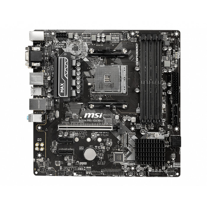 MSI Motherboard B450M PRO-VDH MAX