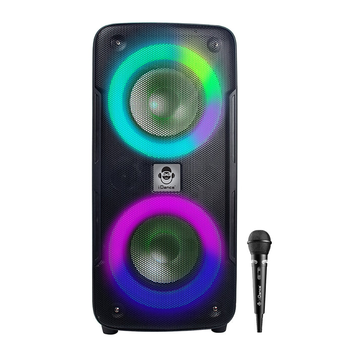 iDance DJX-100MK2 Portable Karaoke Speaker USB/BT Black