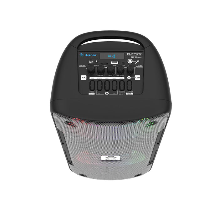 iDance DJX-100MK2 Portable Karaoke Speaker USB/BT Black