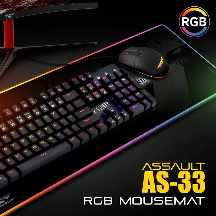 Armaggeddon AS-33R Pro Gaming Large RGB Mousepad