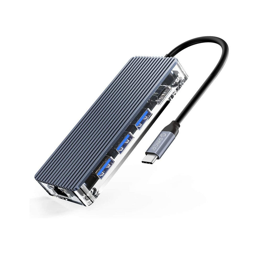 Unitek USB 3.1 Type-C Aluminium Multi-Port 4 in 1 Hub Ethernet RJ45 HDMI 1.4