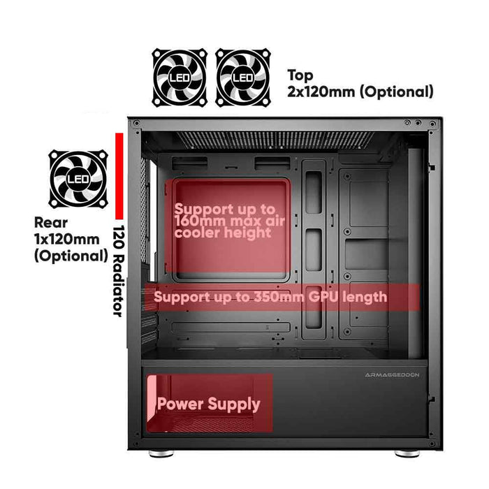 Armaggeddon PC Case TRON VII